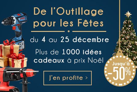 L'outillage à prix Noël - Opération Déstockage jusqu'au 25/12